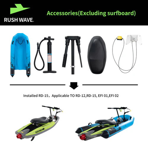 RUSH WAVE Surf Boat Accessory set